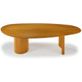 Mesa de Jantar Organza - Base Cone Cor Amêndoa, Tampo Ø220