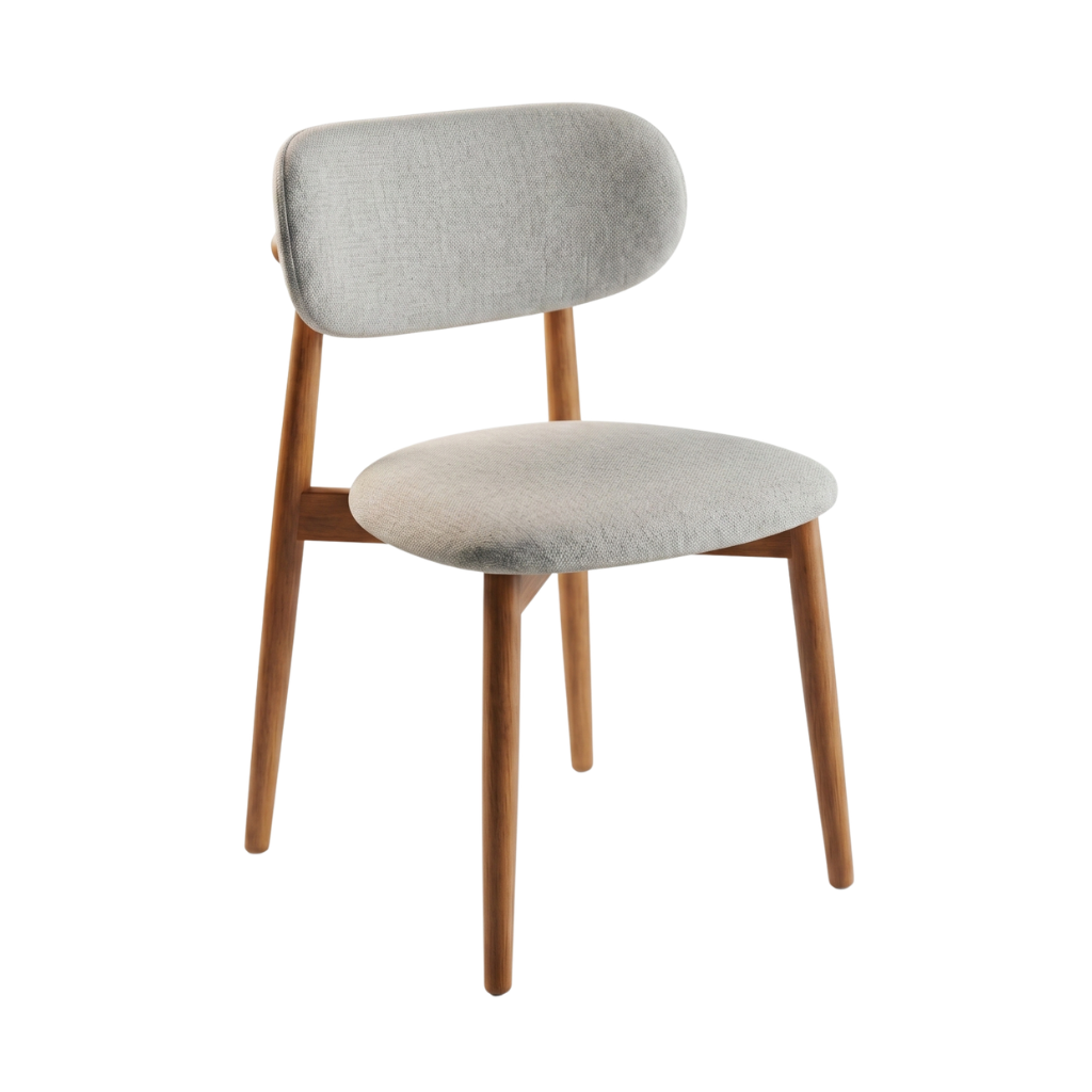 Conjunto de Mesa Olimpo 140cm Com 6 Cadeiras Aura