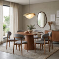 Conjunto de Mesa Olimpo 140cm Com 6 Cadeiras Aura