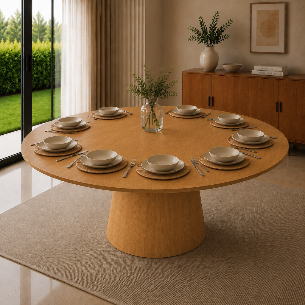 Mesa de Jantar Redonda Arena 180cm