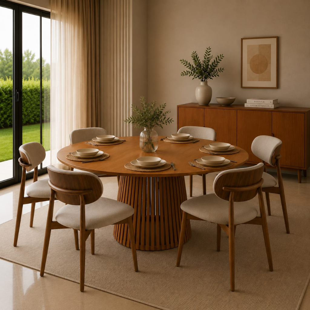 Mesa de Jantar Redonda Verve 150cm