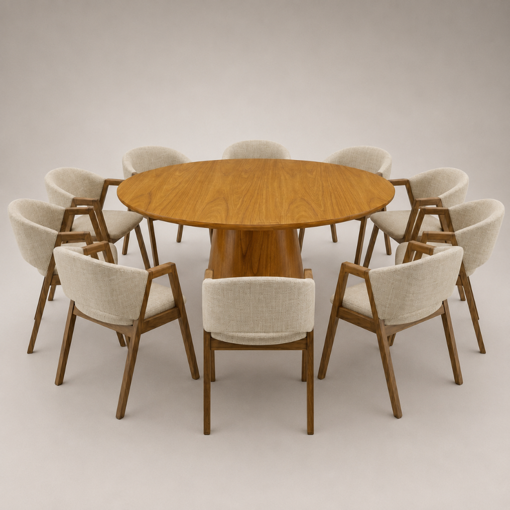 Conjunto de Jantar Athena 180cm