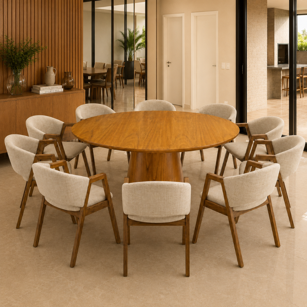 Conjunto de Jantar Athena 180cm