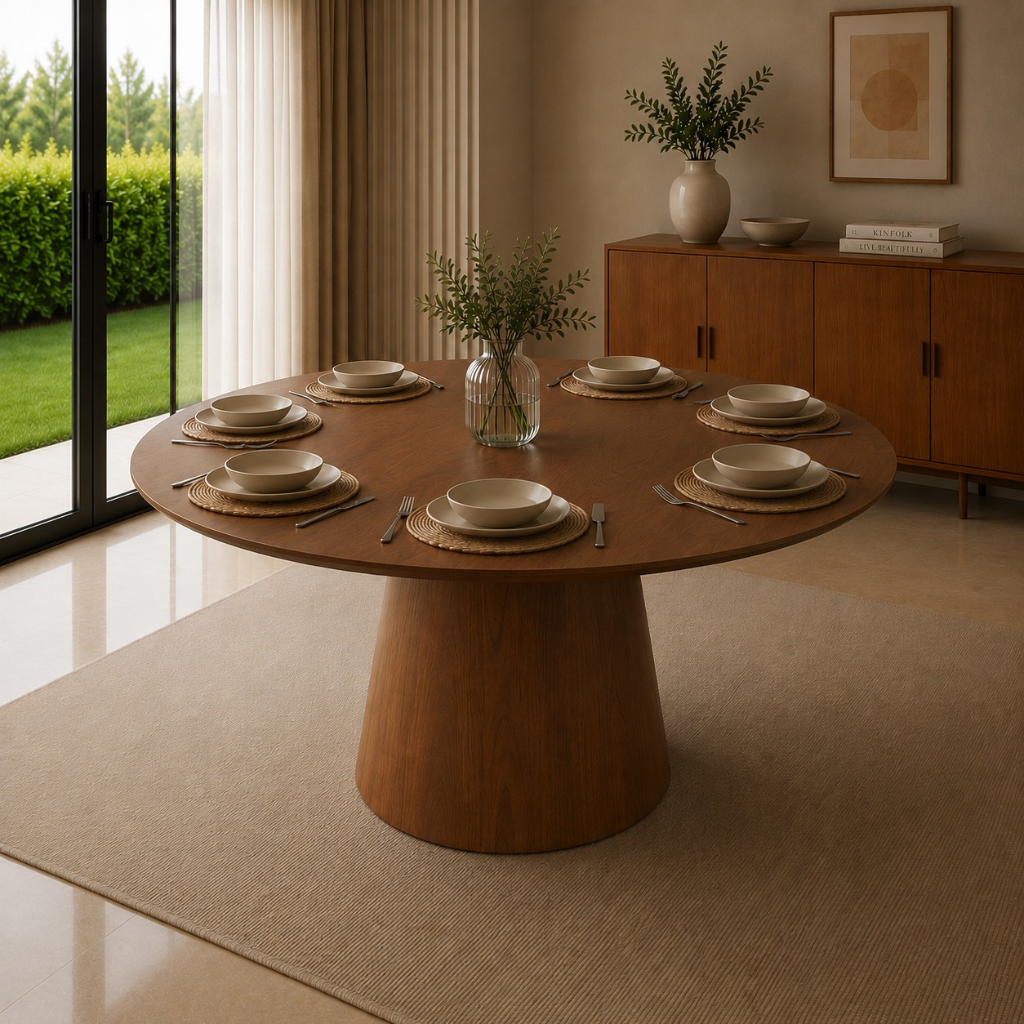 Mesa de Jantar Redonda Arena 160cm