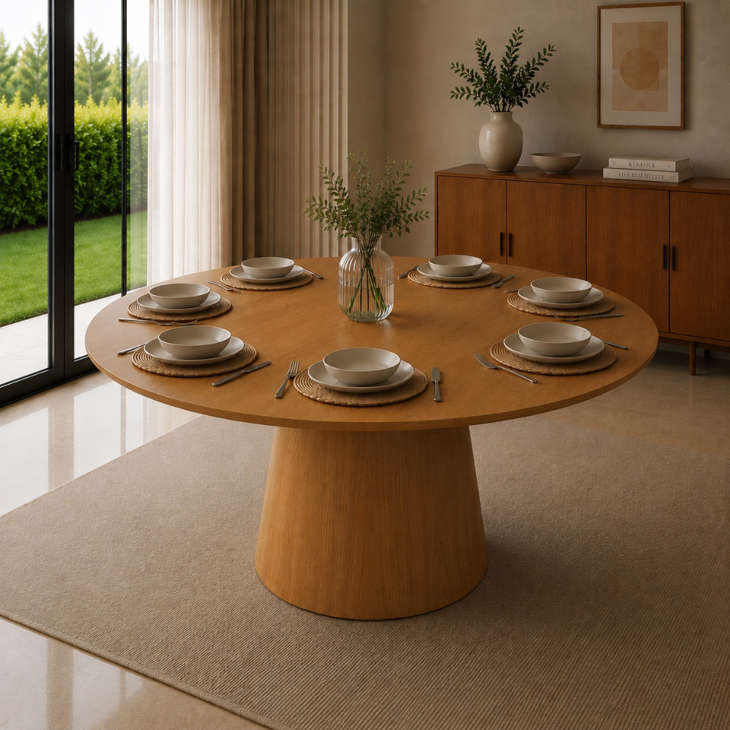 Mesa de Jantar Redonda Arena 160cm