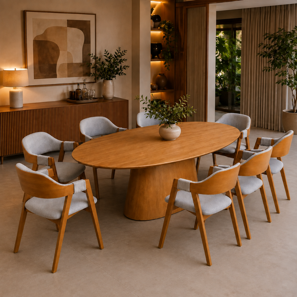 Conjunto de Jantar Riviera 160cm